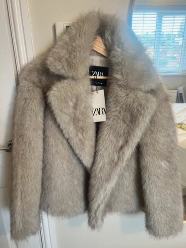 Zara womens faux - zara, coat