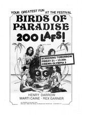 Film Magazine Advert Birds of