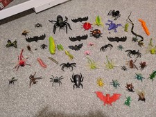Collection Of Bugs / Creepy Crawlies / Insects Model Plastic Toys