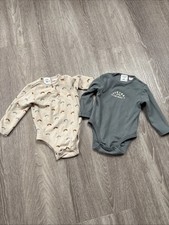 Zara 2 Pack Rainbow Baby Grow
