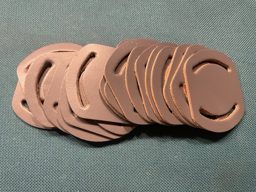 Grey leather scout - scout, woggles