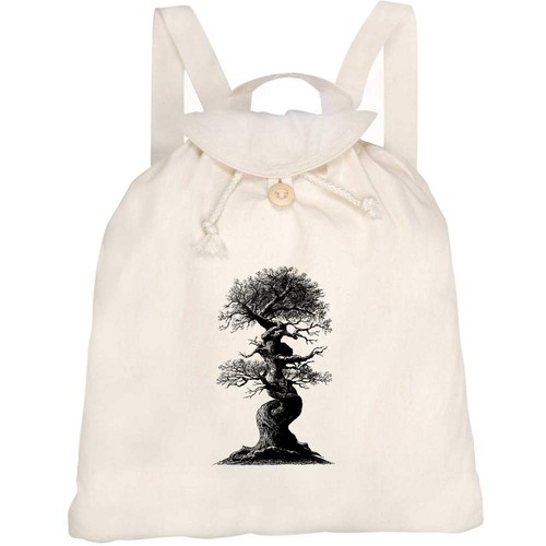 Old tree canvas rucksack - tree', /