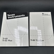 TI-89 Titanium TI-89 TI-92