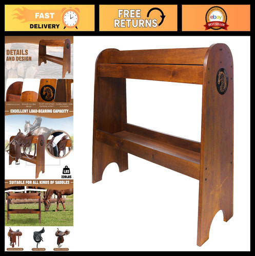 Heavy duty solid wood saddle - solid,