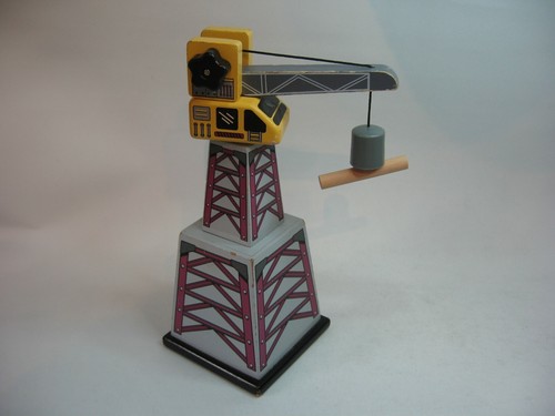 Crane for wooden train track - for,