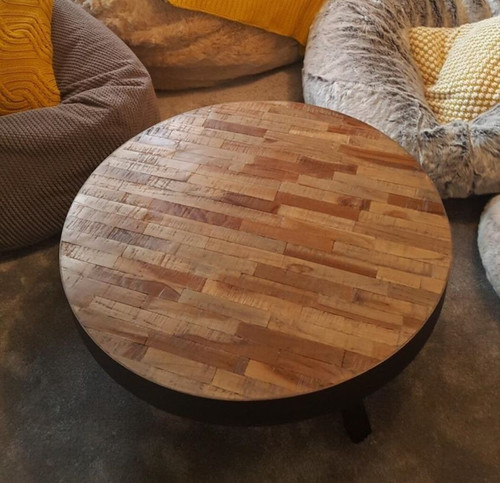 Industrial coffee table - coffee,