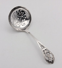 Sterling silver sifter spoon