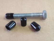 10mm End Caps, End Covers for Tubes, Rods & Threads, rubber plastic