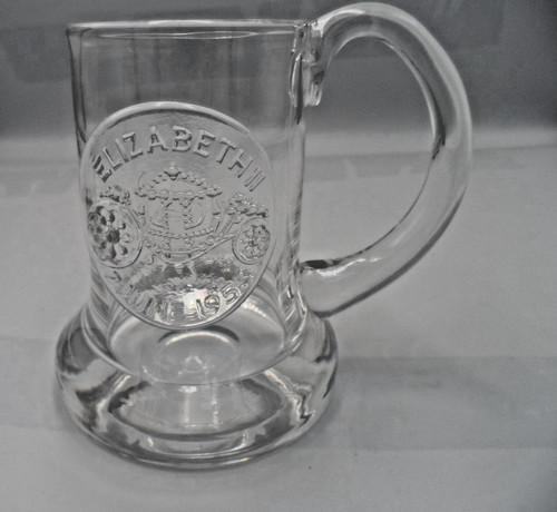 Dartington glass tankard - tankard, queen