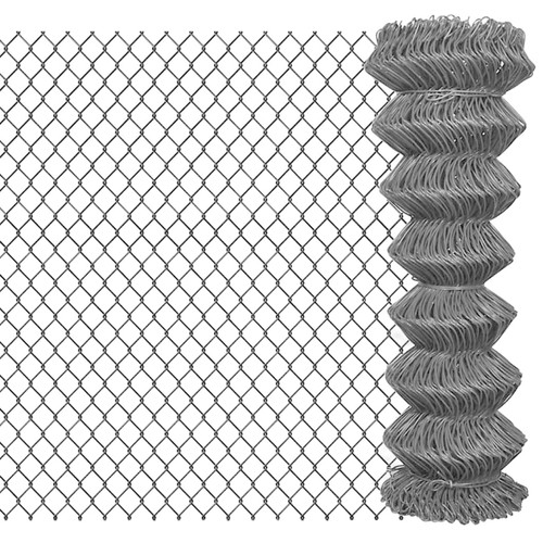 Chain link fence 80cm 15m - fence,