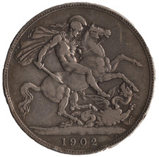1902 Edward VII Silver Crown