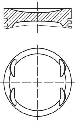 Mahle 004 piston fits - piston,