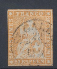 Switzerland Stamps 1856 20r