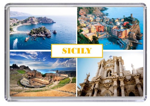 Sicily italy fridge - magnet, 01