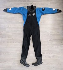 Otter Diving Trilaminate Membrane Drysuit | Black Blue | Men's Medium Large Tall