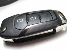 QUALITY 2 BUTTON UNCUT FLIP KEY FOB, for FORD RANGER, 2015-2018, ID49, TESTED