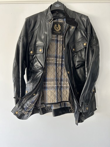 Belstaff leather jacket mens - belstaff,