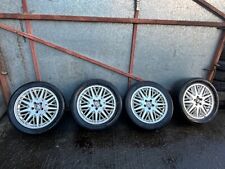 VOLVO S80 ALLOY WHEEL SET 4 X GOOD TYRE 225/45 ZR17 7JX17X49 352415 FLAT TYRES