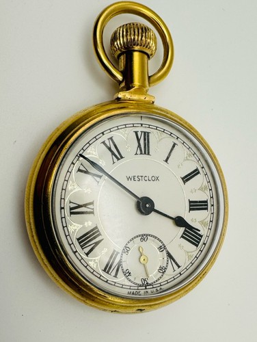 Westclox pocket watch gold - watch,