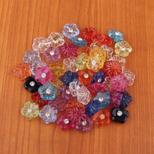 Bulk 50pcs flowers resin - bulk,