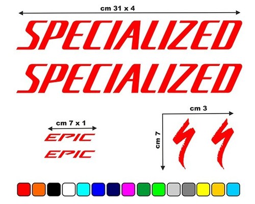 Specialized epic frame decals - specialized,