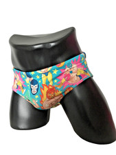 Handmade Swimming Trunks / Wrestling Lycra Swimwear 32