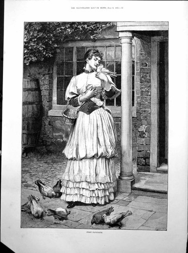 Antique print first - print, favourite