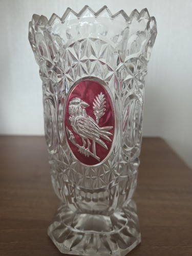 Hofbauer crystal vase with - crystal,