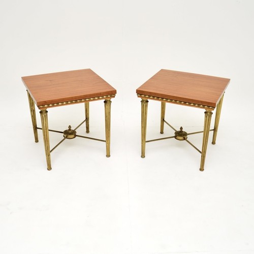 Pair antique satin wood and - of,