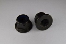 Black Stainless Steel Nuts Dome Wing Cap Nyloc Full Thin Flange M3 M4 M5 M6 M8 