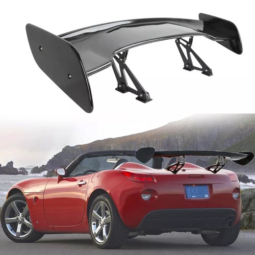 Black style car rear trunk - black, gt-style