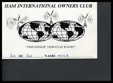 1 x QSL Card Radio UK Ham