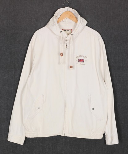 Musto hooded cotton jacket men - jacket,