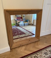 Large solid pine wooden framed - pine,