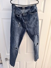 Hera Mens Mid Blue Wash Skinny