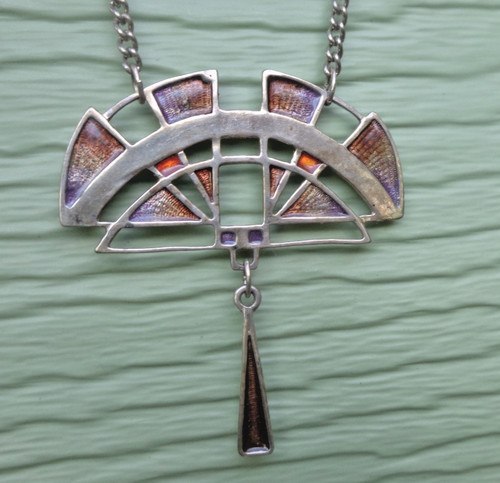 Pat cheney enamel - cheney, pendant