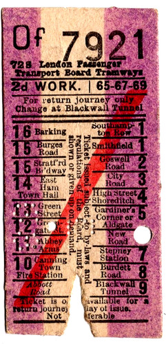 Tram ticket london pass - london,