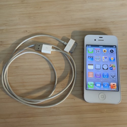 Apple iphone 16gb white - iphone,