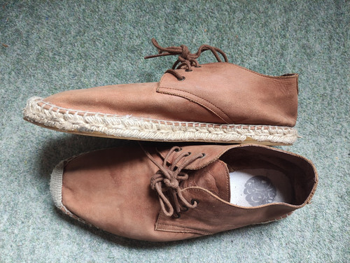 Pretty green espadrilles - green,