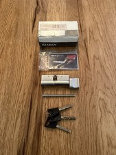 Abloy Cylinder Euro Lock CY328 72mm Thumbturn To Key With 3 Keys - New Tatty Box