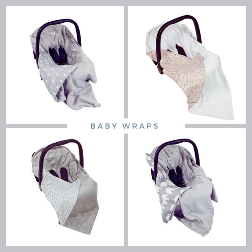 Baby wrap car seat blanket - car,