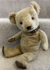 Antique Vintage Mohair Chiltern Post War Teddy Bear British For TLC