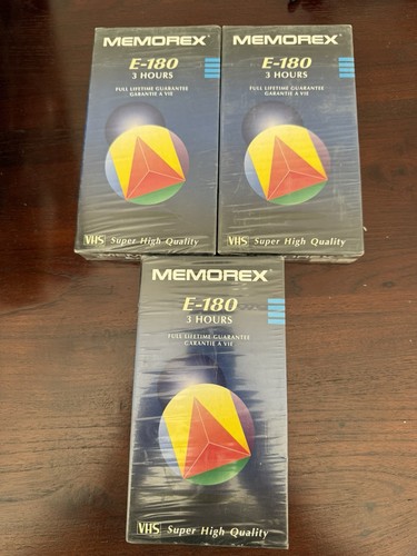 Memorex 180 vhs - e-180, recordable