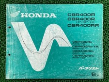 CBR400R RR Parts List 6th