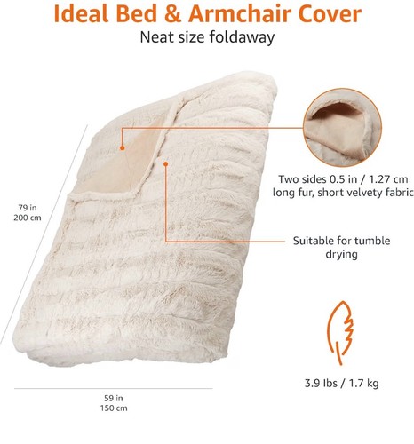 Amazon basics faux - amazon, sofa