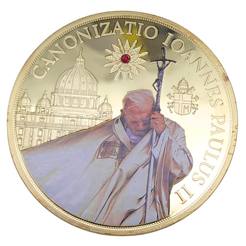 Large 70mm pope john paul - 70mm, 2014