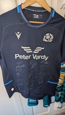 Signed Scotland Rugby Jersey