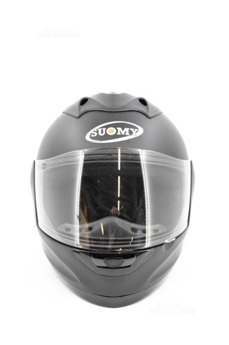 Suomy black motorcycle helmet - suomy,