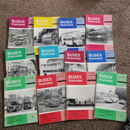 Vintage issues buses - vintage, of