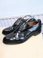 mens black loake oxford shoes size 8.5